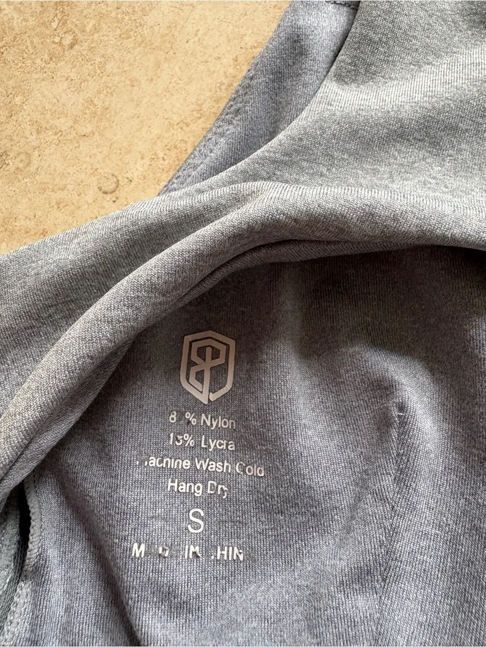 Born Primitive Grey Athletic Tank Top with Logo - Picture 7 of 7